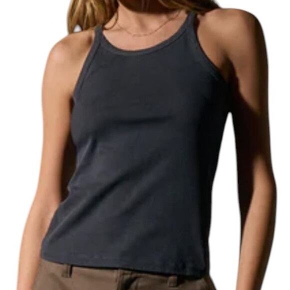 Standard James Perse tank top Sunset sleeveless black size 4 (XL) - Picture 1 of 7